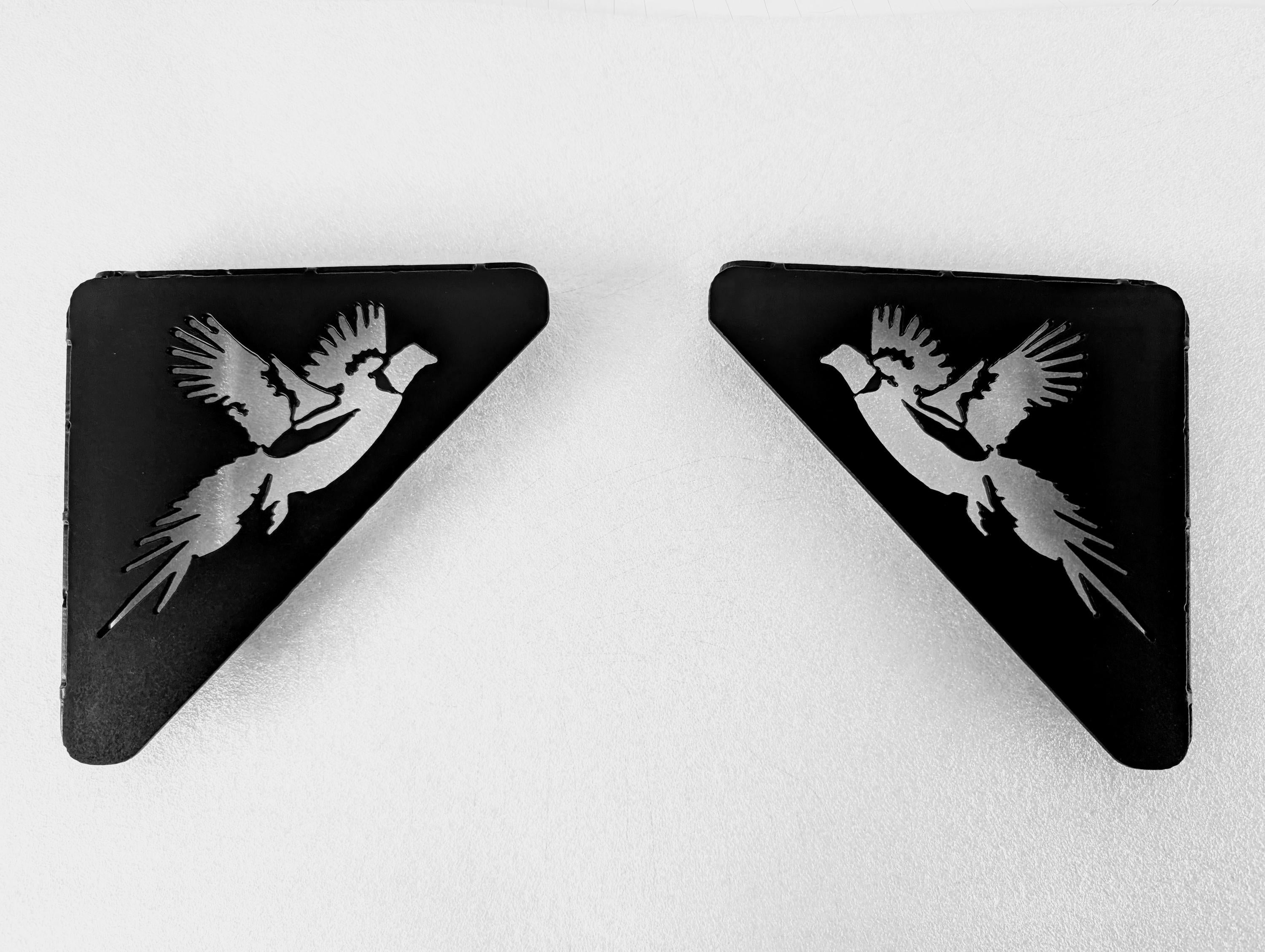 Pheasant Shelf Bracket Metal Shelf Bracket — alternate angle
