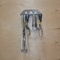 Vise Grip Organizer Aluminum Sign — front view on white background