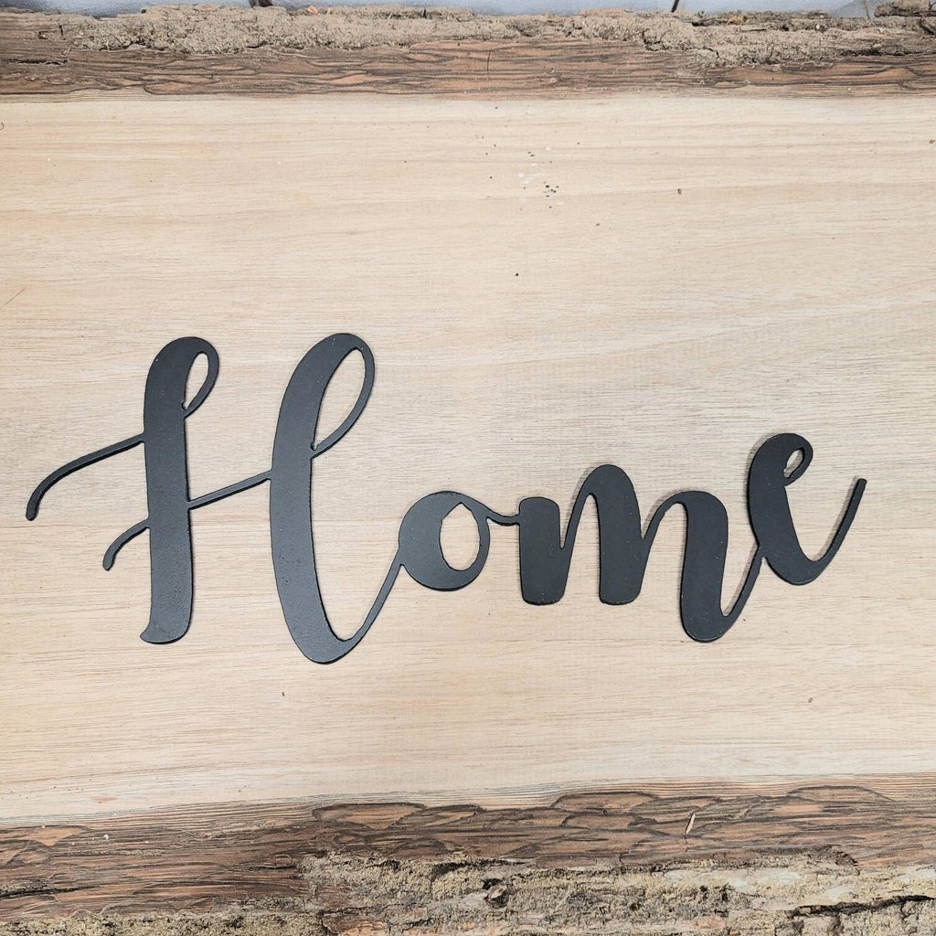Home Sweet Home Metal Sign Aluminum Sign — detail view