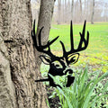 Buck Deer Metal Garden Stake Metal Garden Stake — front view on white background