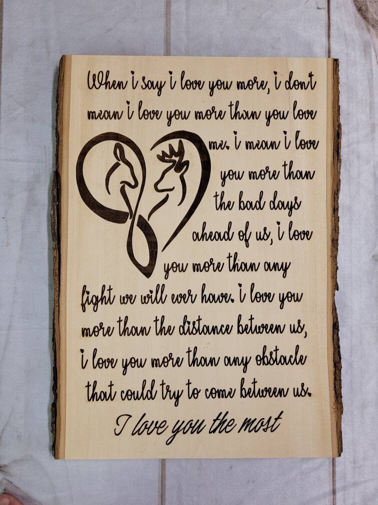 Live Edge Wood Sign Wood Sign — alternate angle