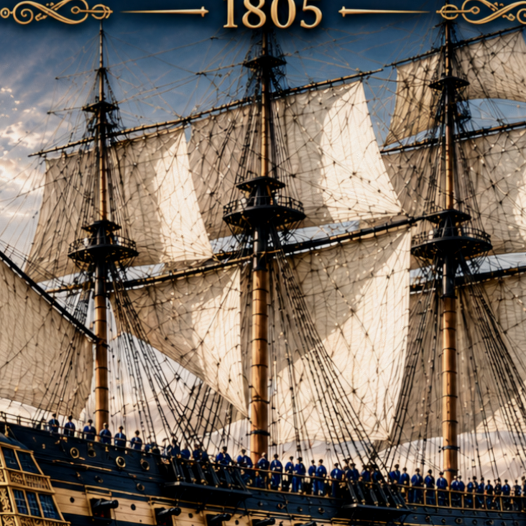 HMS Victory Tall Ship Metal Wall Art, Royal Navy | 12x8 Aluminum | Nautical Gift, Maritime Decor