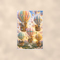 Balloon Animal Adventure — 24x36 in art print poster, premium luster paper with a white border; poster shown straight on against a warm wall.
