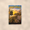 Nags Head — 24x36 in art print poster, premium luster paper with a white border; poster shown straight on against a warm wall.