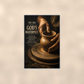 God’s Masterpiece — 24x36 in art print poster, premium luster paper with a white border; poster shown straight on against a warm wall.
