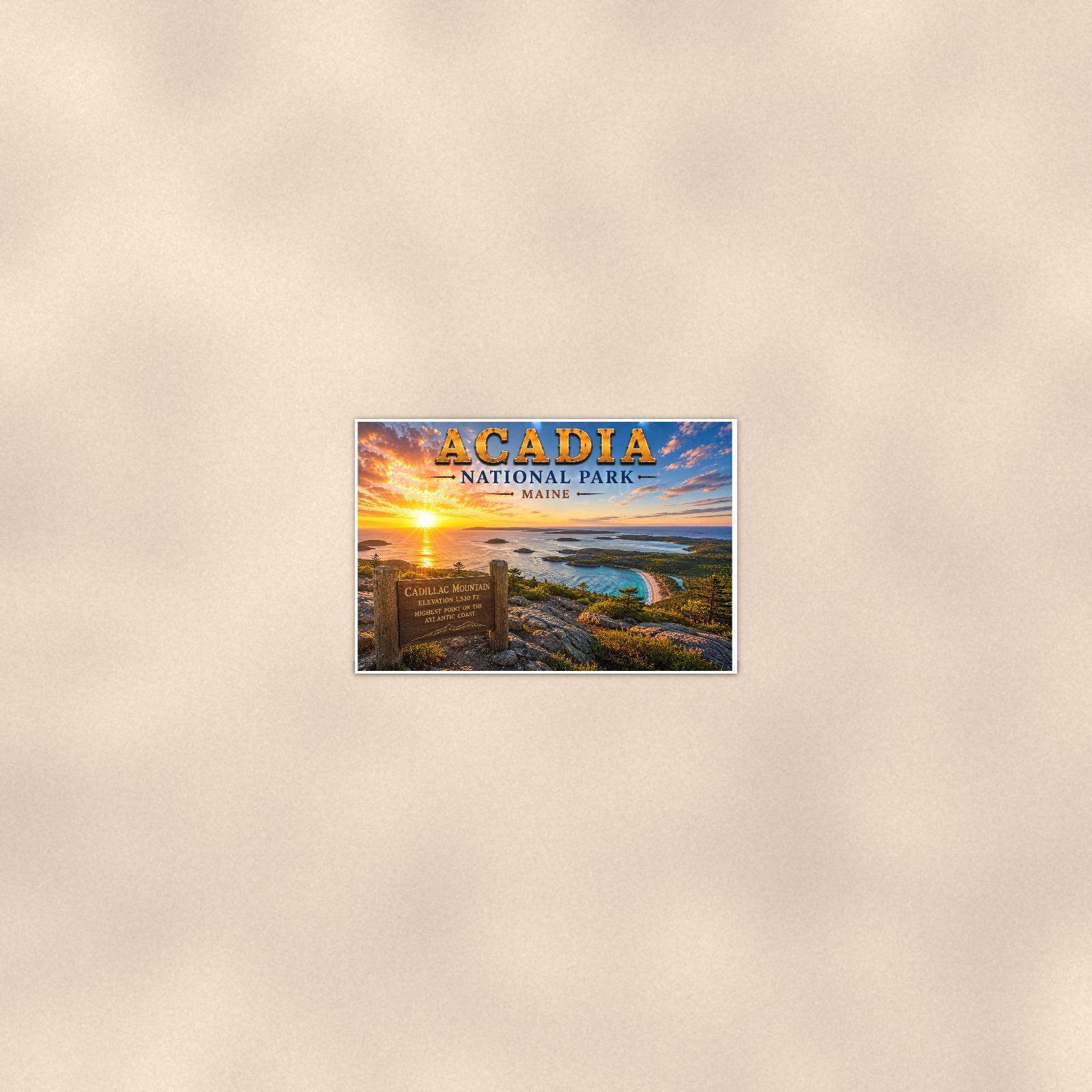 Nautical coastal scene — 36x24 in art print poster, premium luster paper with a white border; poster seen from further back, at true 24x36 in scale on a warm wall.