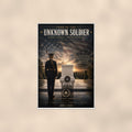 Tomb of the Unknown Soldier (2) — 24x36 in art print poster, premium luster paper with a white border; poster shown straight on against a warm wall.
