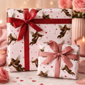 Valentine Bigfoot wrapping paper mockup 1