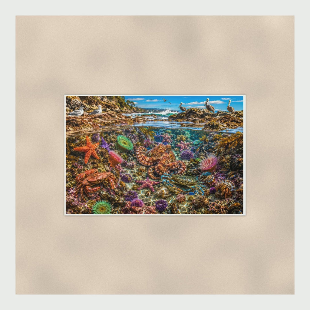 Coral Reef Scene Poster — 24x16 & 36x24 Wall Art Print product video